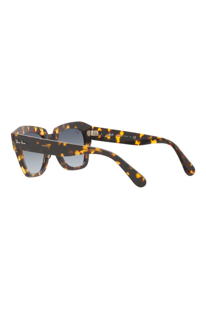 State Street 52mm Sunglasses, Alternate, color, YELLOW HAVANA/ LIGHT BLUE GREY