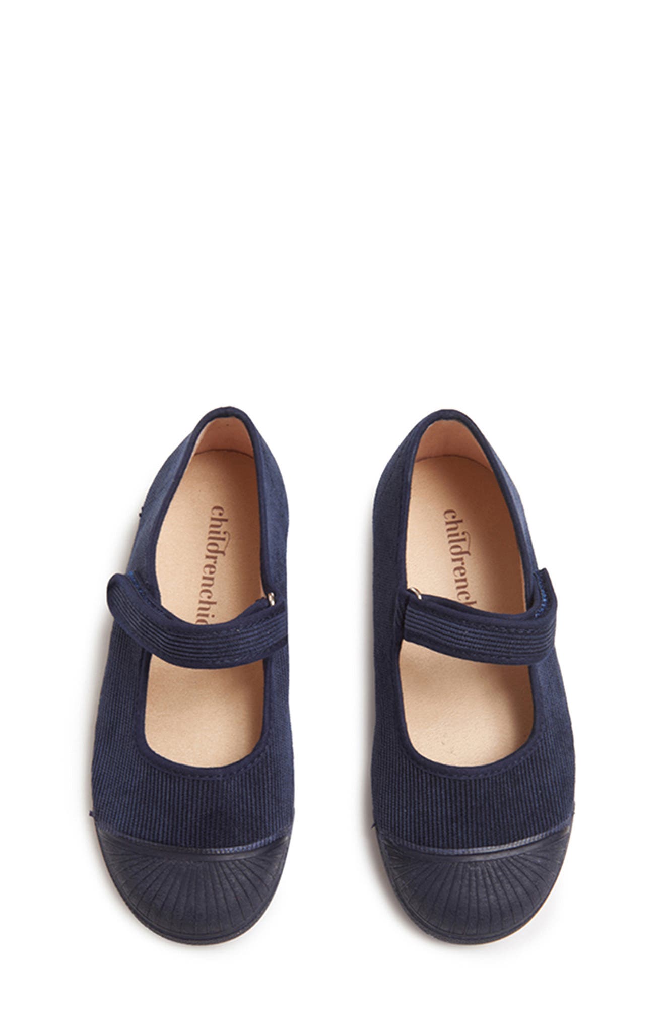 CHILDRENCHIC Mary Jane Captoe Sneaker, Alternate, color, Navy