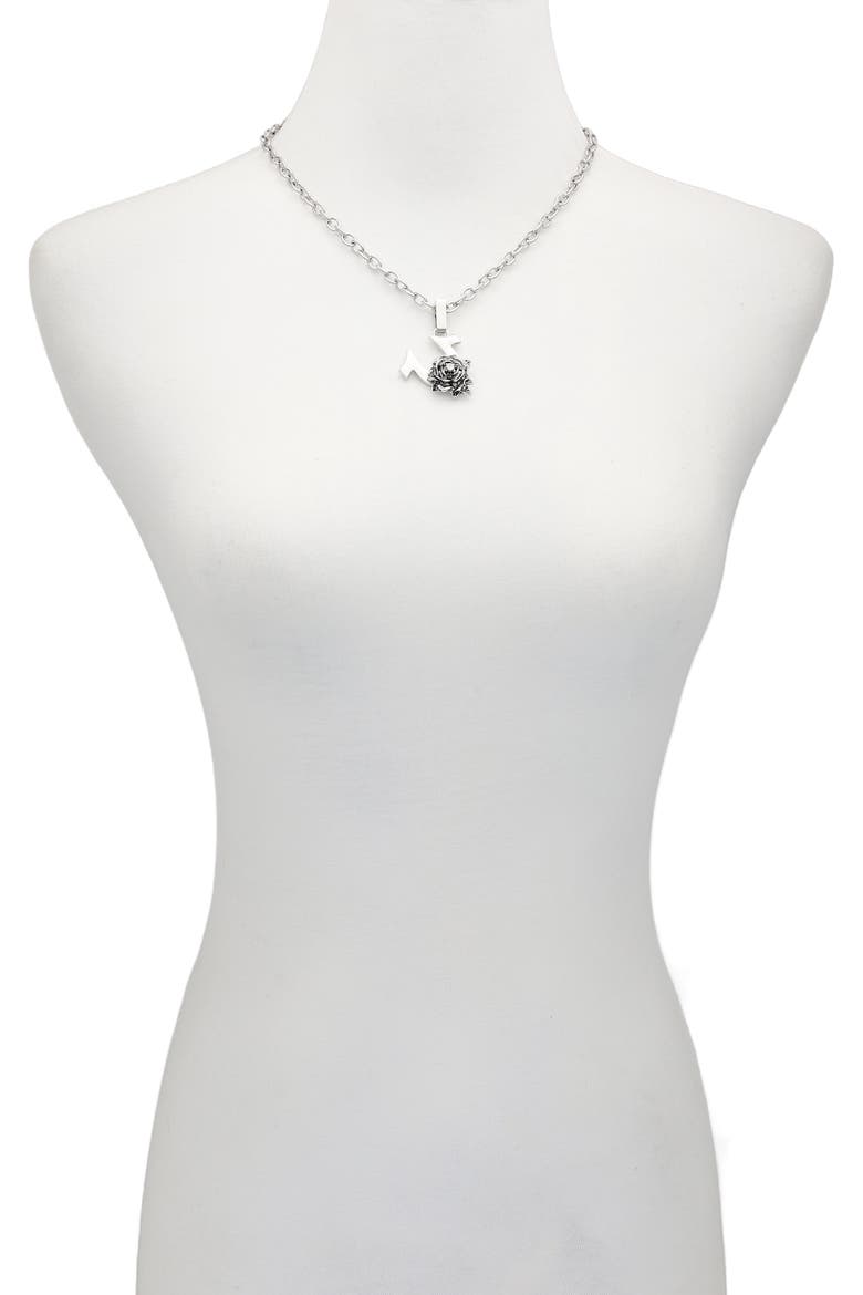 Necklace, Alternate, color, Silver