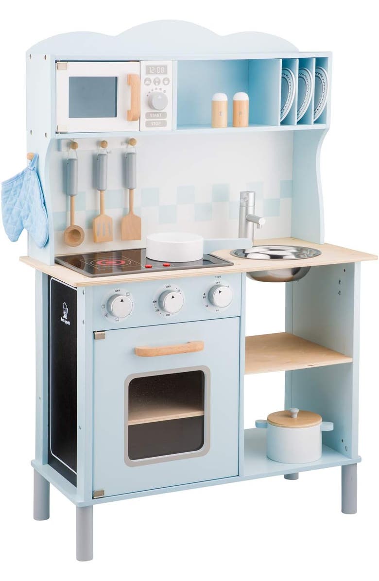 NEW CLASSIC TOYS Kitchenette Modern Electric Cooking, Main, color, Blue