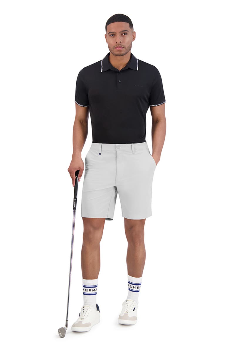 Ben Sherman 4-Way Stretch Tech Shorts, Alternate, color, Grey
