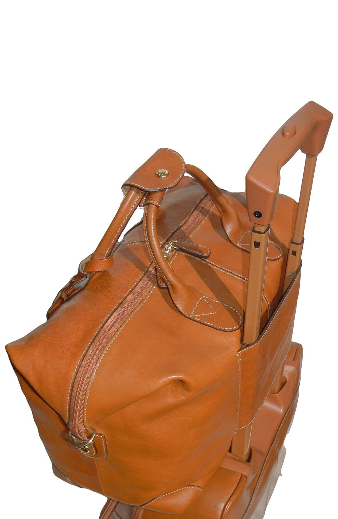 'Pelle' Duffel Bag, Alternate, color, LEATHER