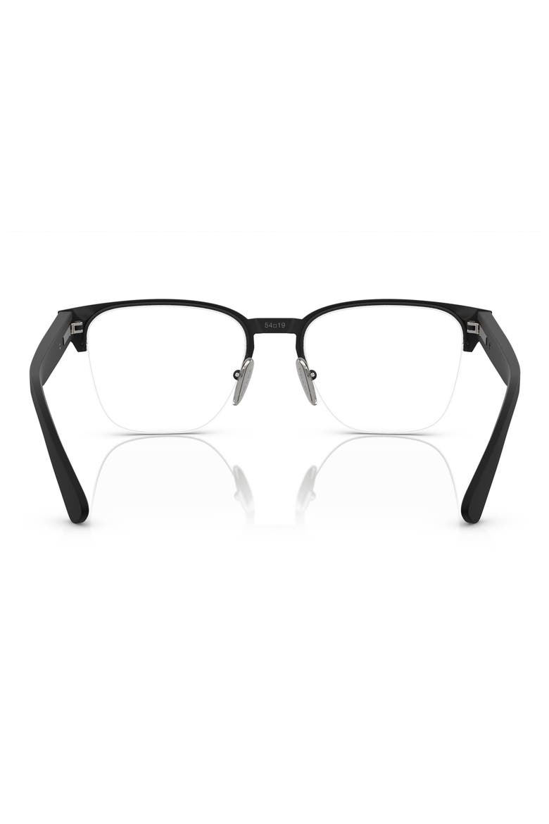54mm Pillow Optical Glasses, Alternate, color, MATTE BLACK