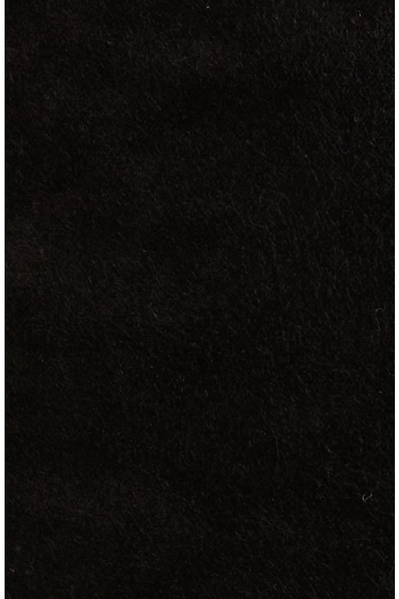 Mason Velvet Ankle Straight Leg Jeans, Alternate, color, BLACK OVERDYE