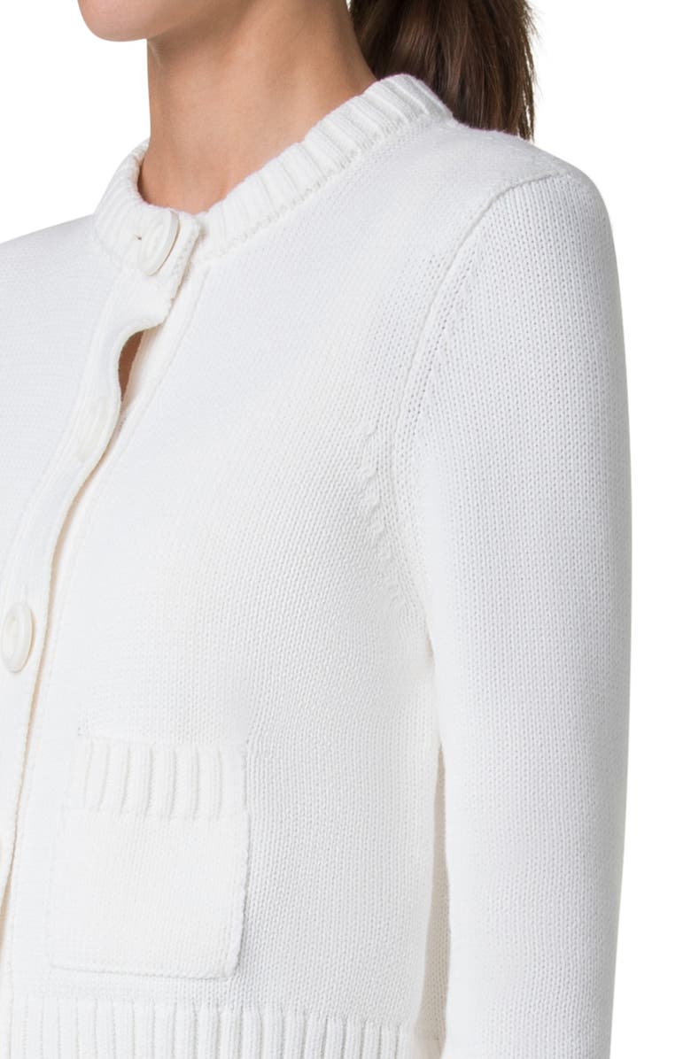Akris punto Chunky Cardigan, Alternate, color, 