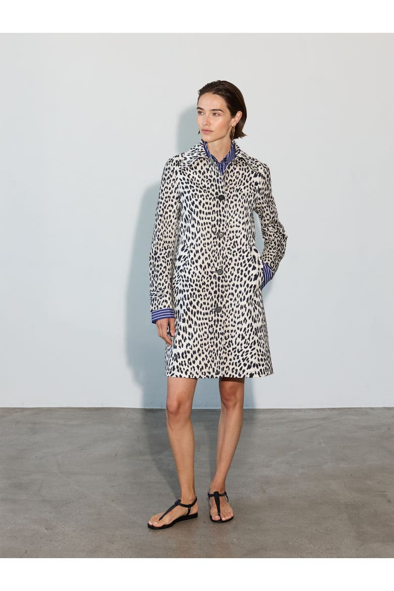 ALAINE Coat Cheetah Print, Alternate, color, Black Multi