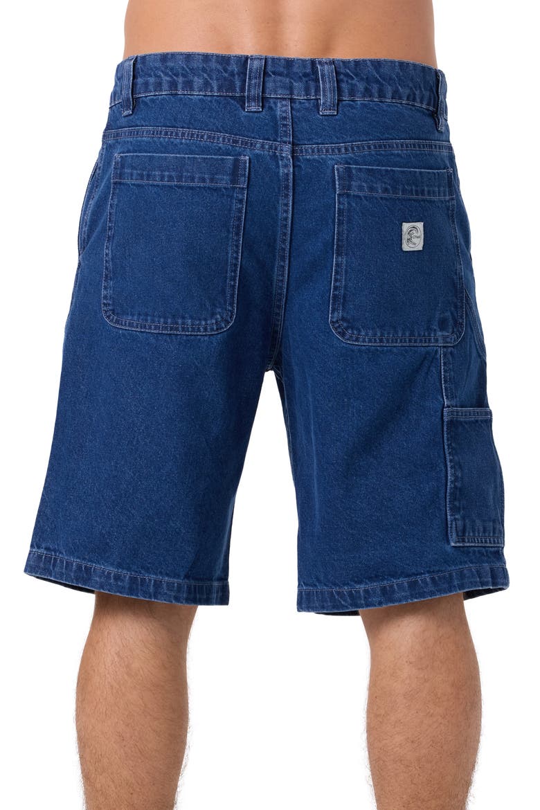 OG Dockside Utility Denim Shorts, Alternate, color, MEDIUM INDIGO WASH
