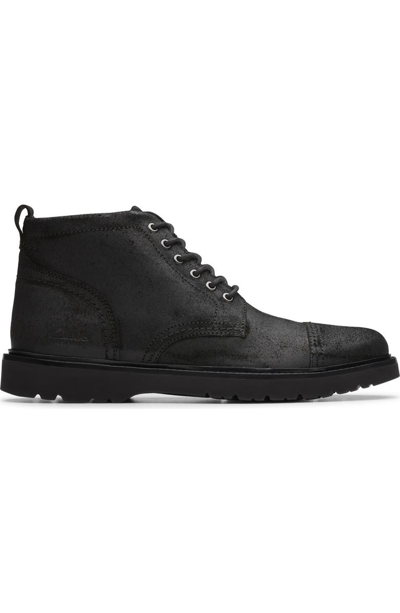 Clarks<sup>®</sup> Weltridge Side Zip Boot, Alternate, color, Black Waxy