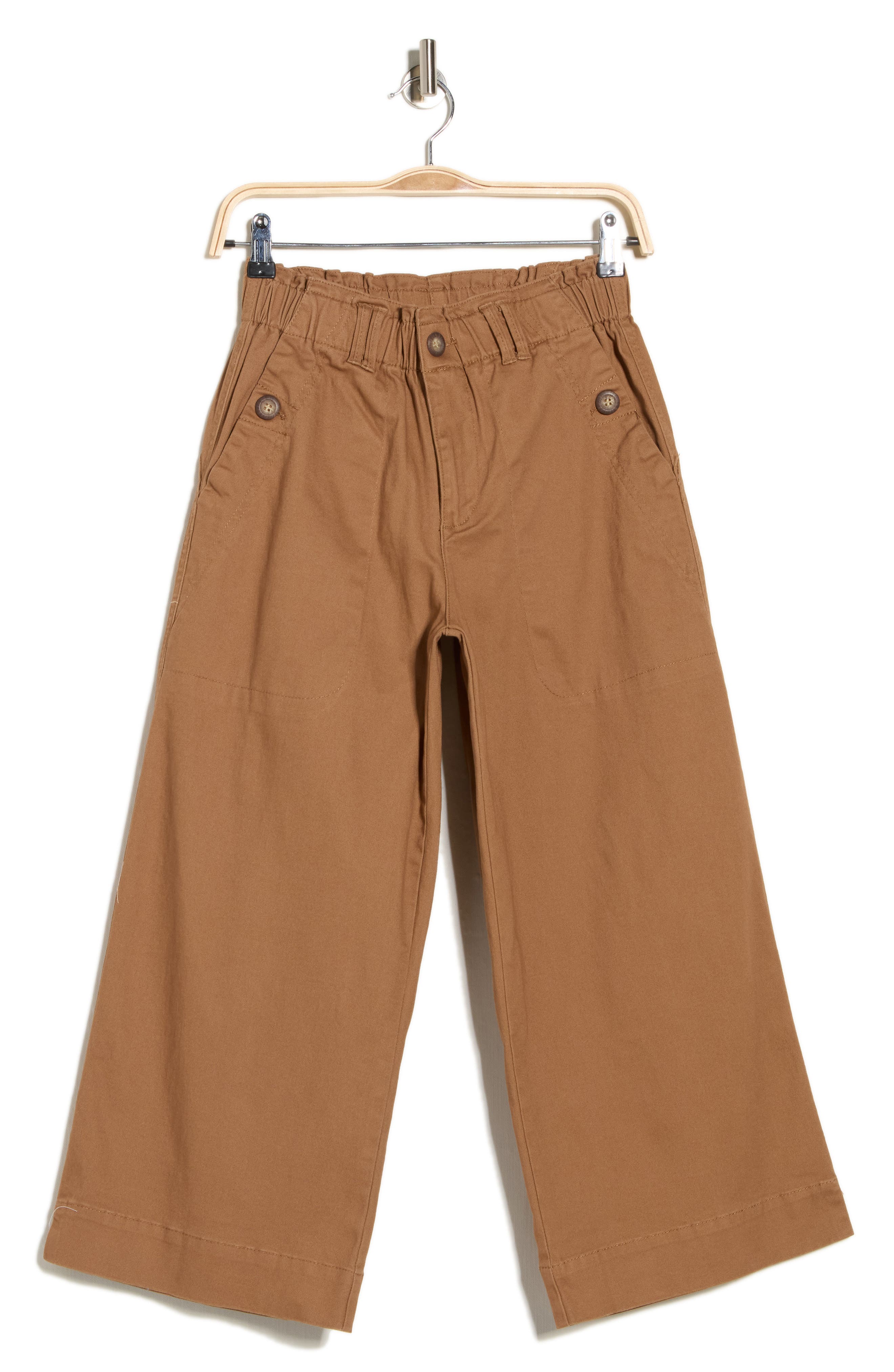 High Waist Crop Wide Leg Pants - image 3