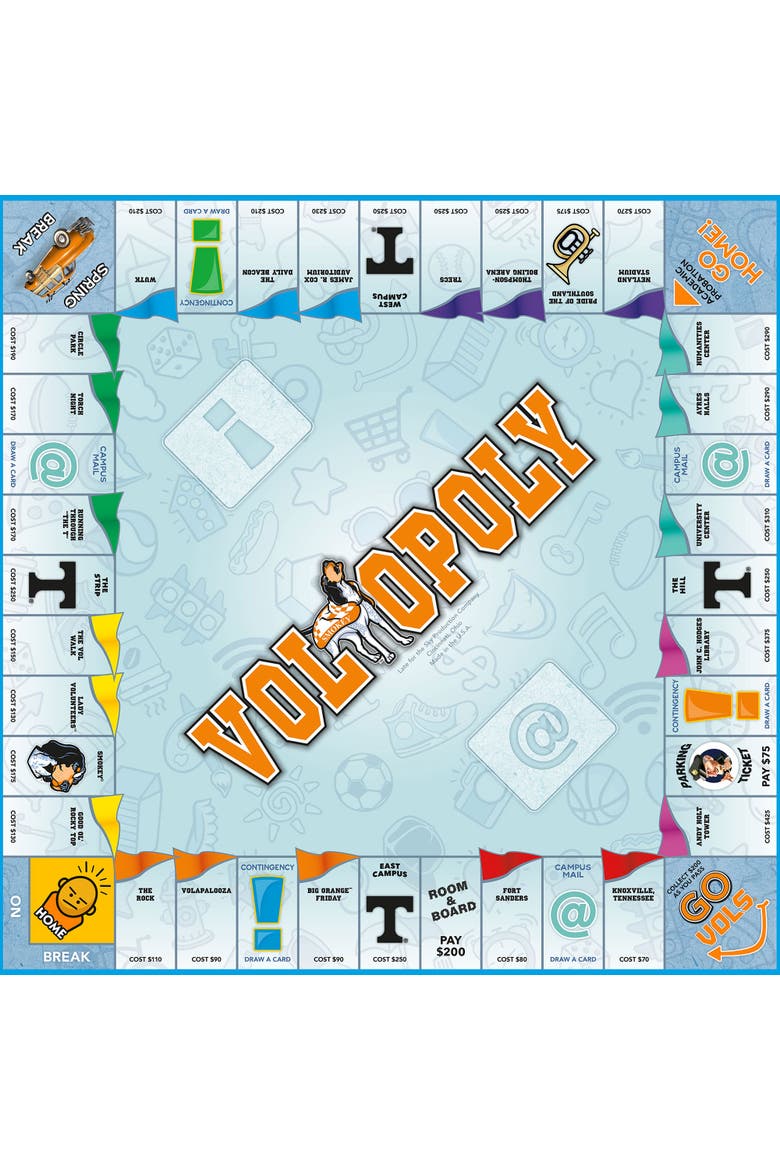 Volopoly Themed Family Board Game, Ages 8+, Alternate, color, Multicolored