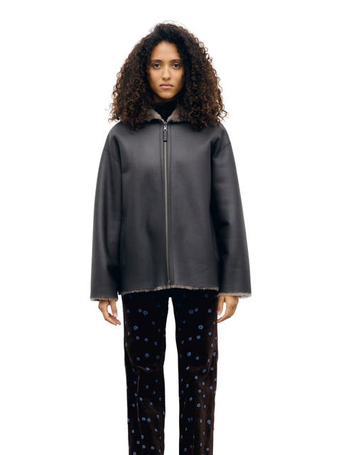 Fani Hooded Zip Front Coat