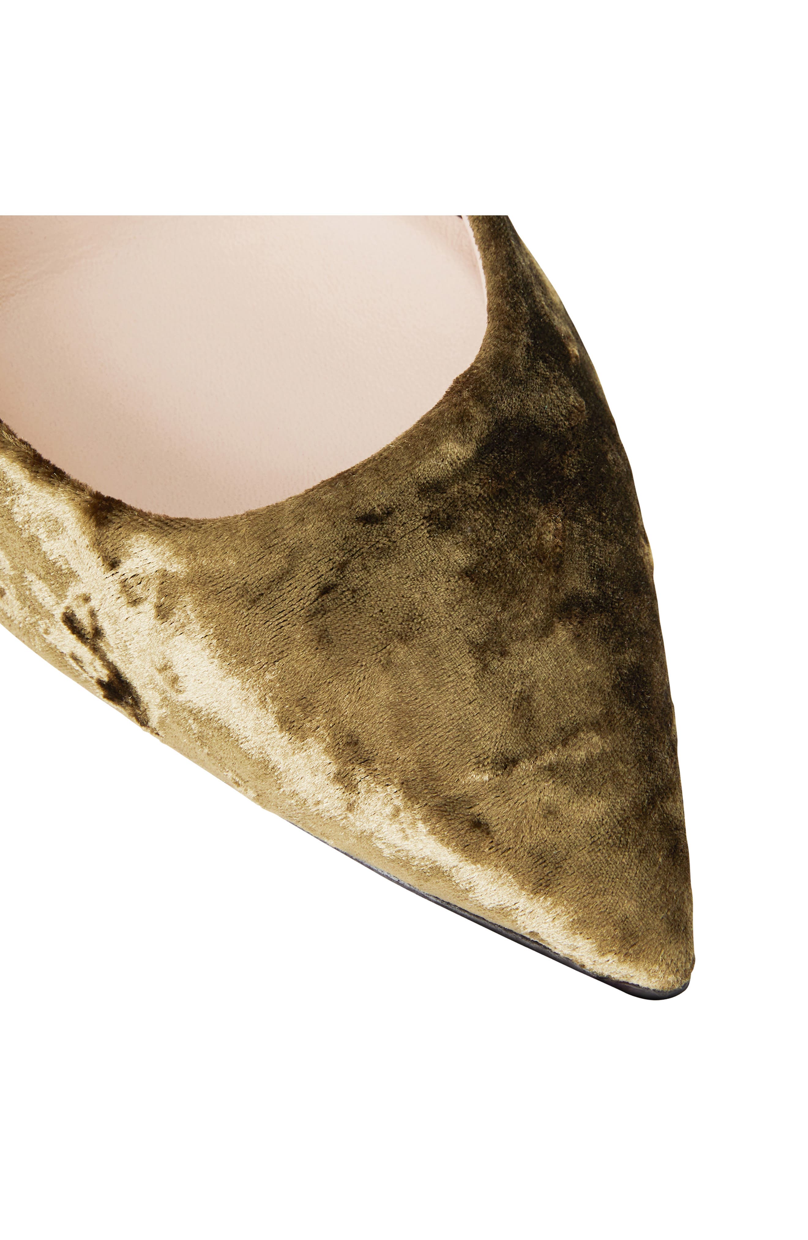 Bruno Magli Telma Pump, Alternate, color, Olive Crushed Velvet