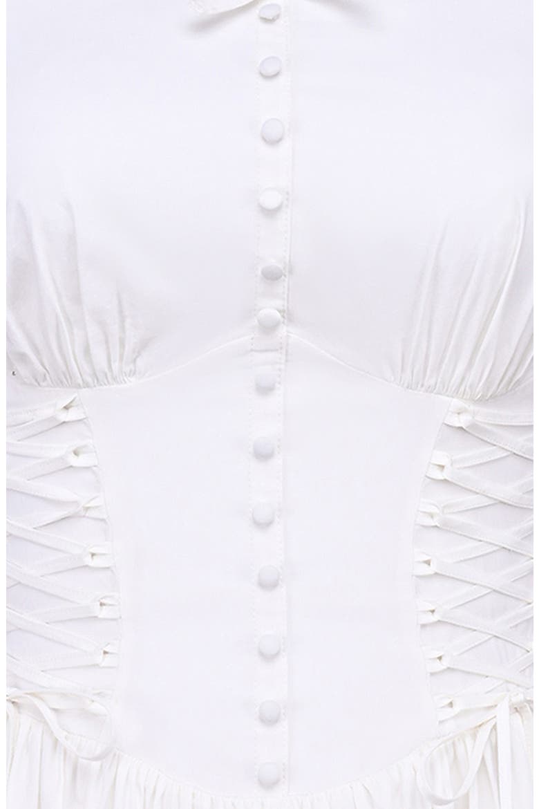 Sienna Sleeveless A-Line Dress, Alternate, color, WHITE