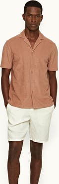 Orlebar Brown Cornell Linen Easy Tailored Fit Washed Linen Shorts