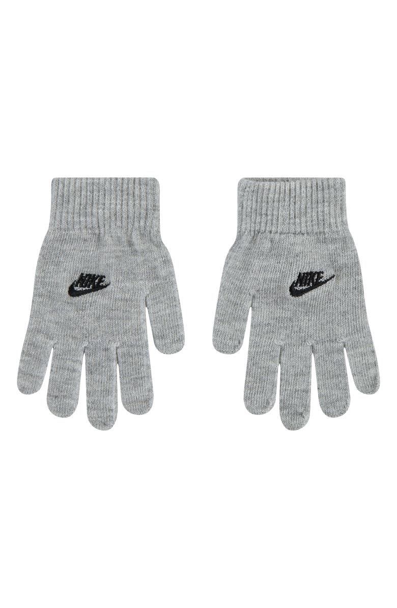 Nike Chunky Stripe Peak Beanie, Alternate, color, Dark Grey Heather