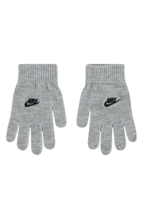 Nike Chunky Stripe Peak Beanie In Gray