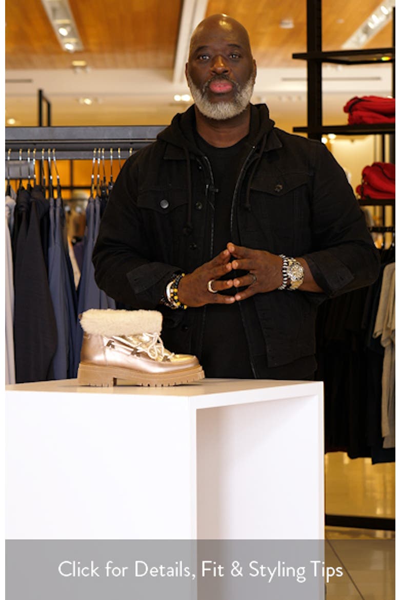Stornoway Genuine Shearling Lining Metallic Boot video