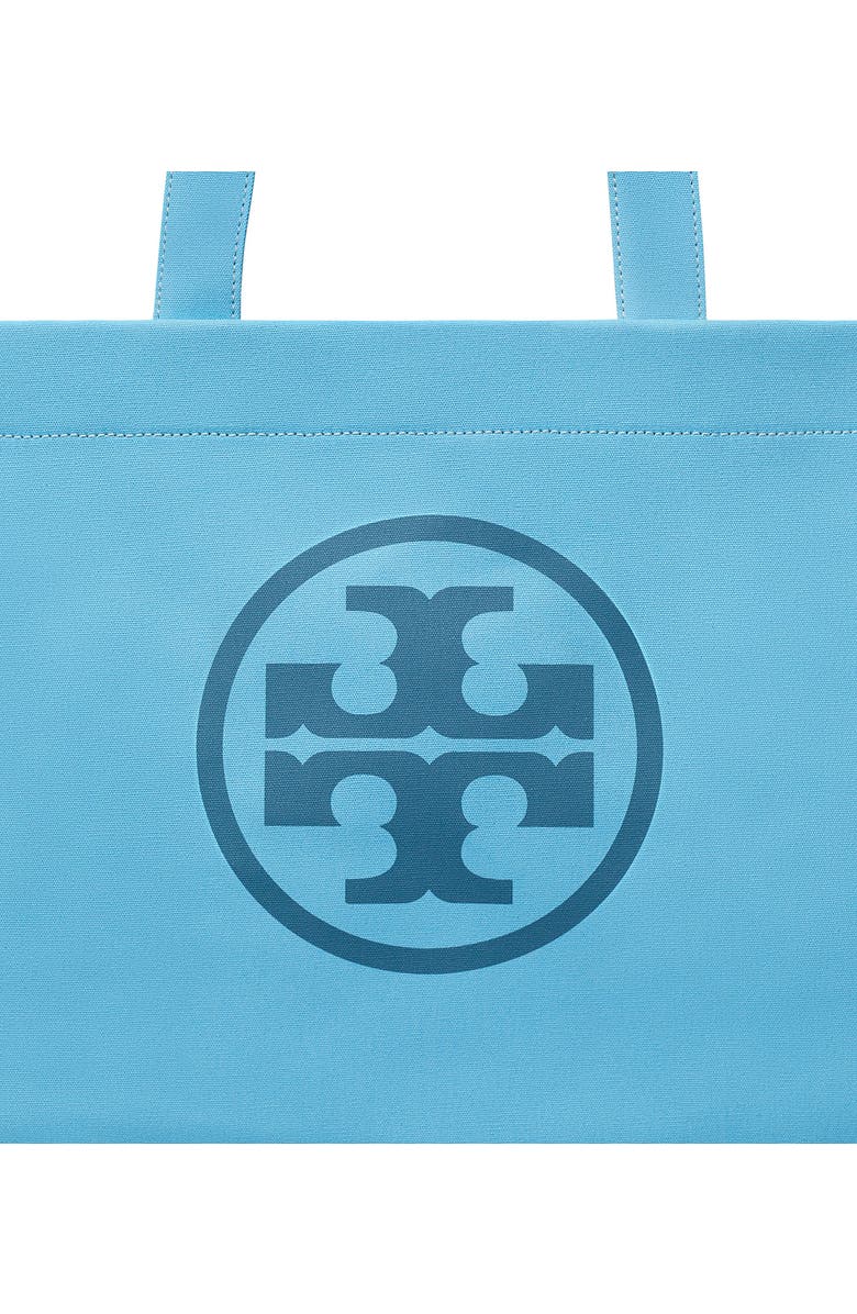 Tory Burch Ella Colorblock Canvas Tote, Alternate, color,