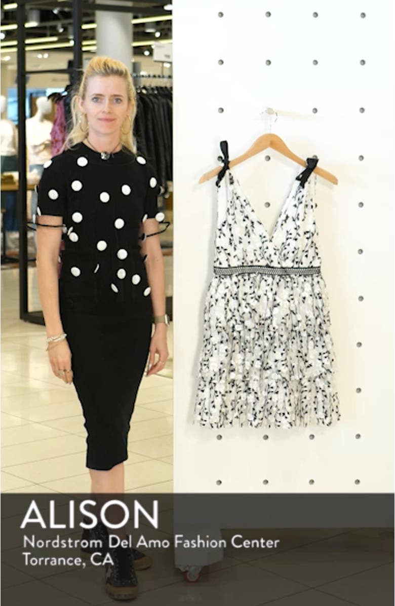 Jade Mesh Minidress, sales video thumbnail