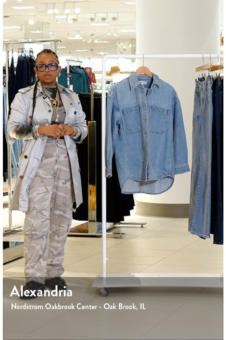 Heavyweight Denim Oversize Button-Up Shirt video