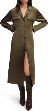 rag & bone Sonny Silk Midi Shirtdress