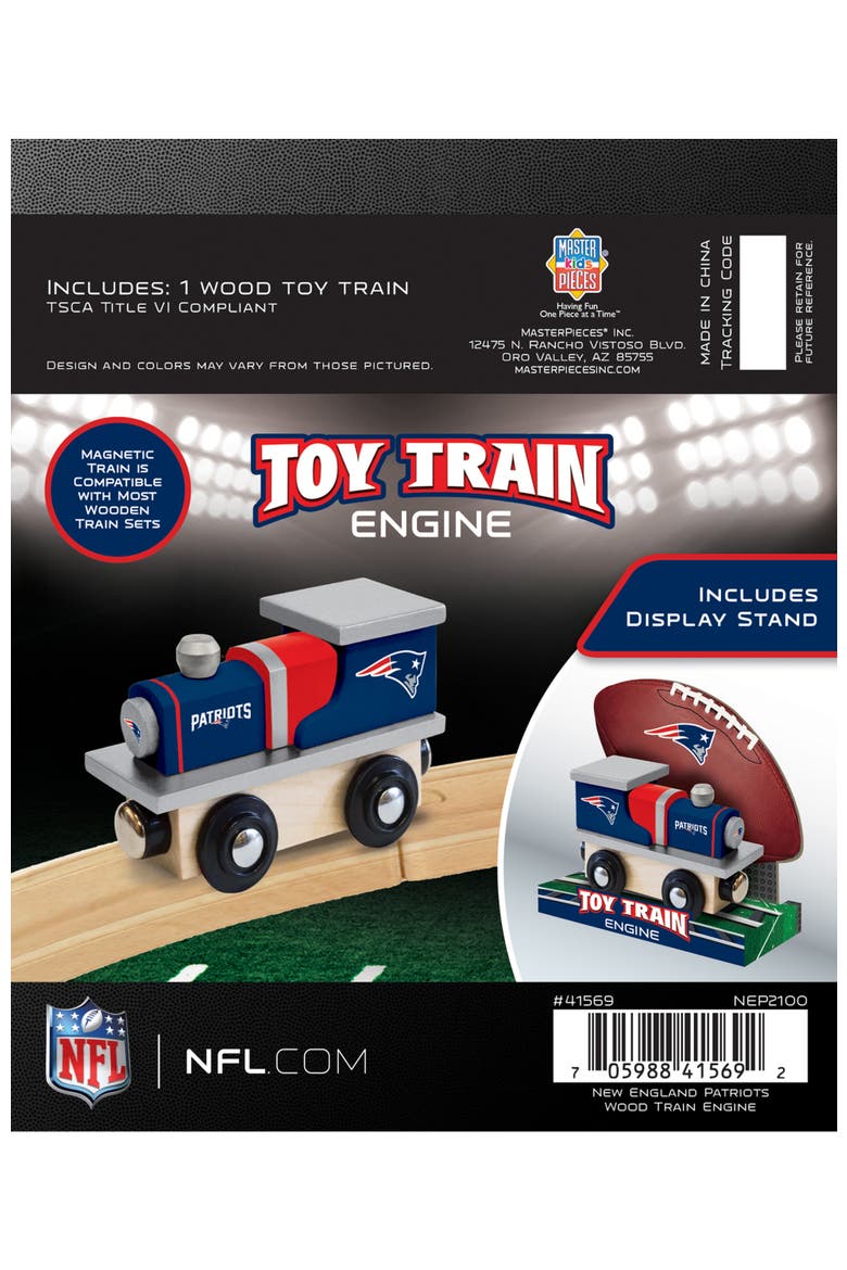 New England Patriots Toy Train Engine, Alternate, color, Multicolor