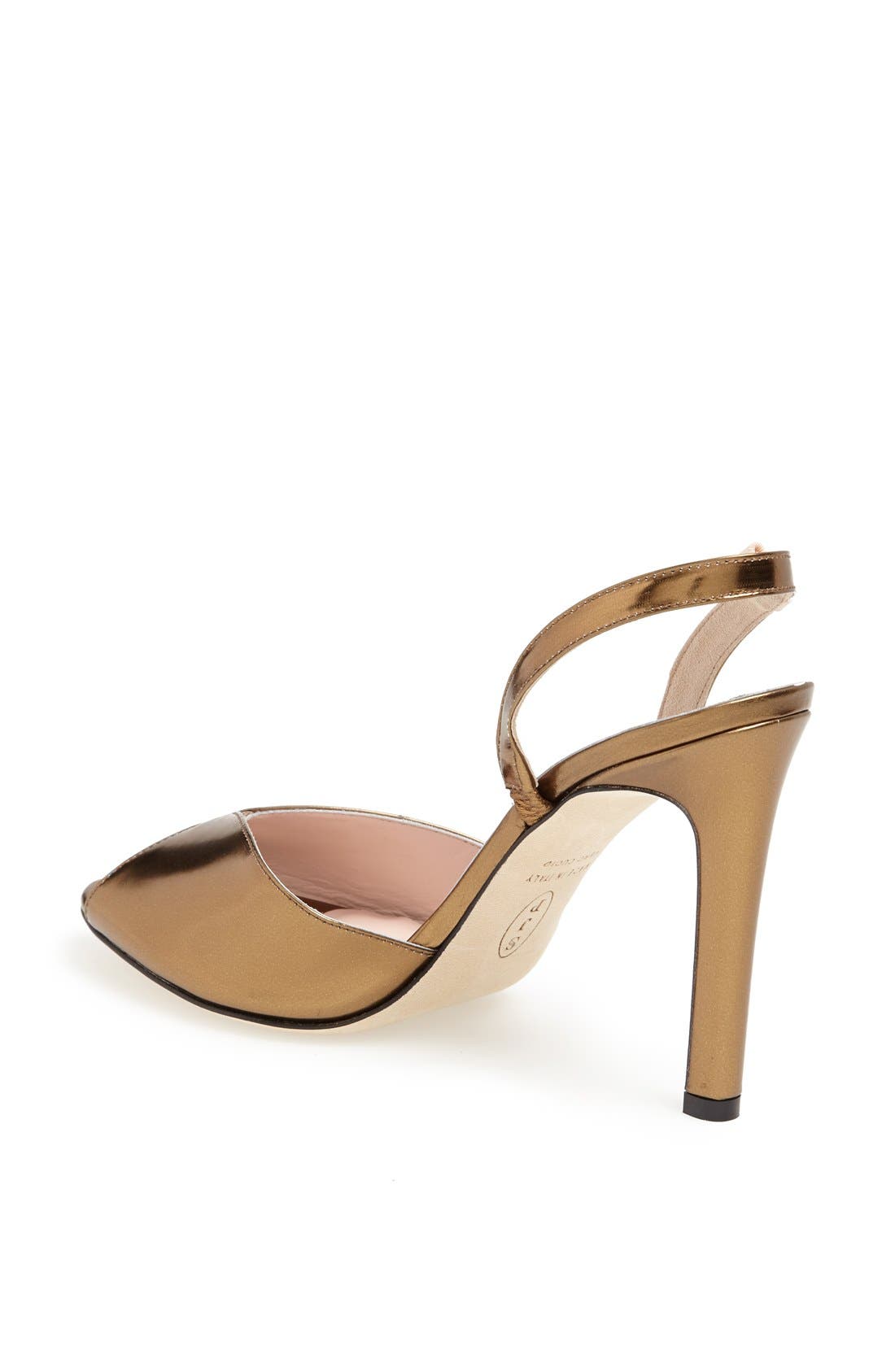 SJP by Sarah Jessica Parker SJP 'Slim' Peep Toe Pump, Alternate, color, 