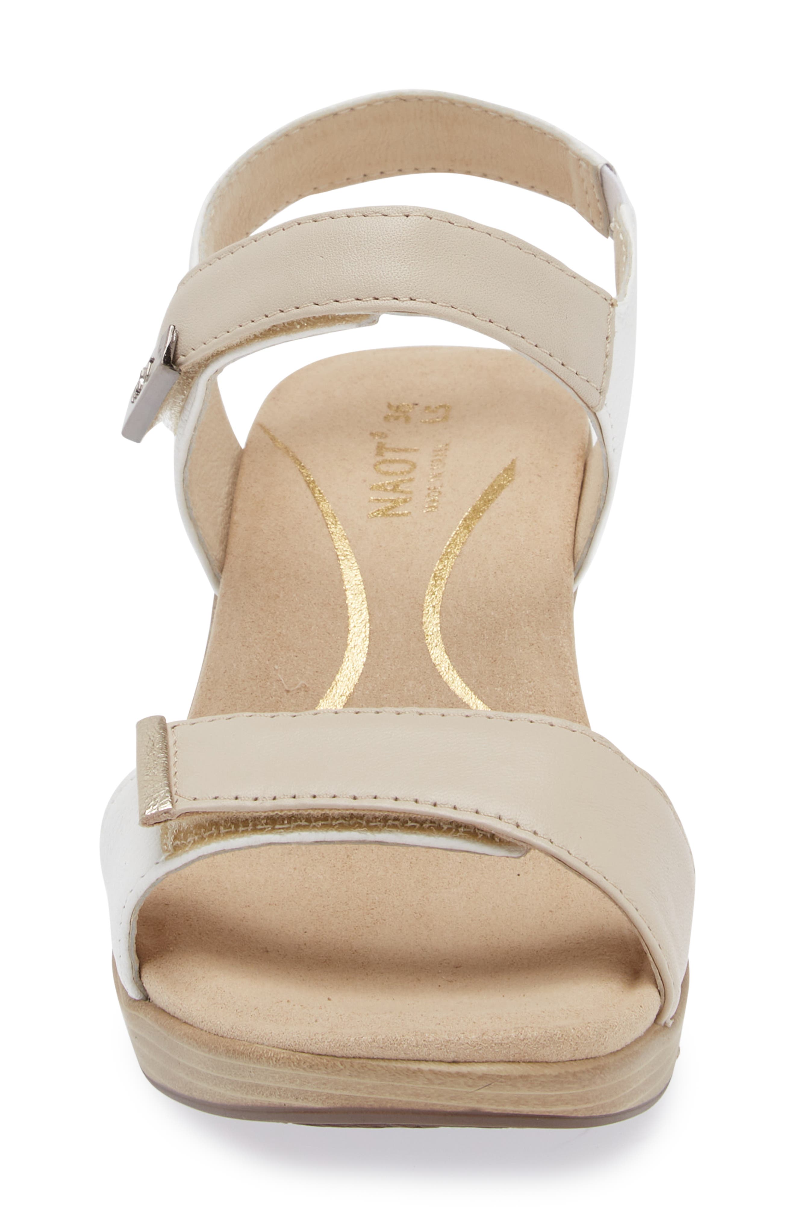 'Intact' Sandal, Alternate, color, IVORY/ WHITE/ GOLD