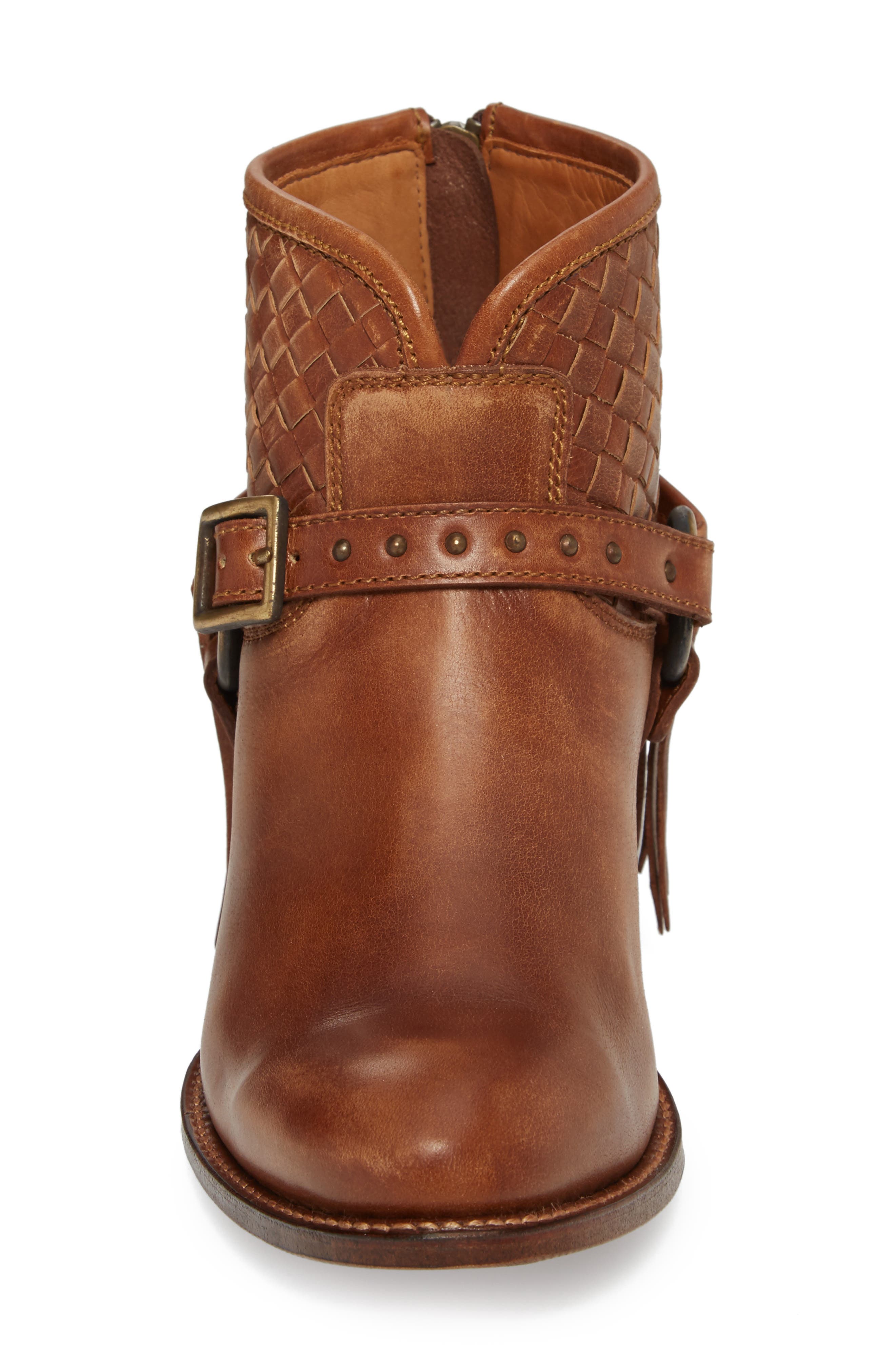 Serra Harness Bootie, Alternate, color, COGNAC LEATHER