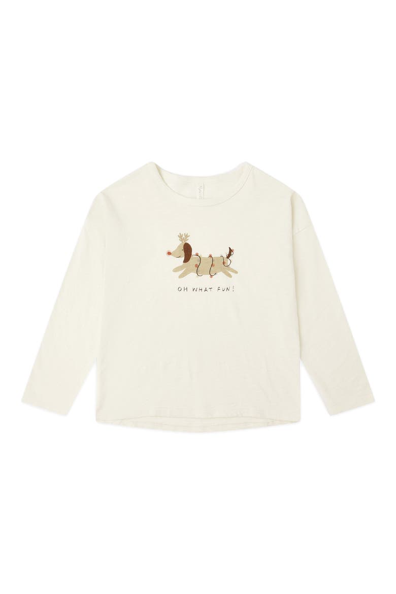 Oh What Fun Graphic Long Sleeve T-Shirt, Main, color, OH WHAT FUN