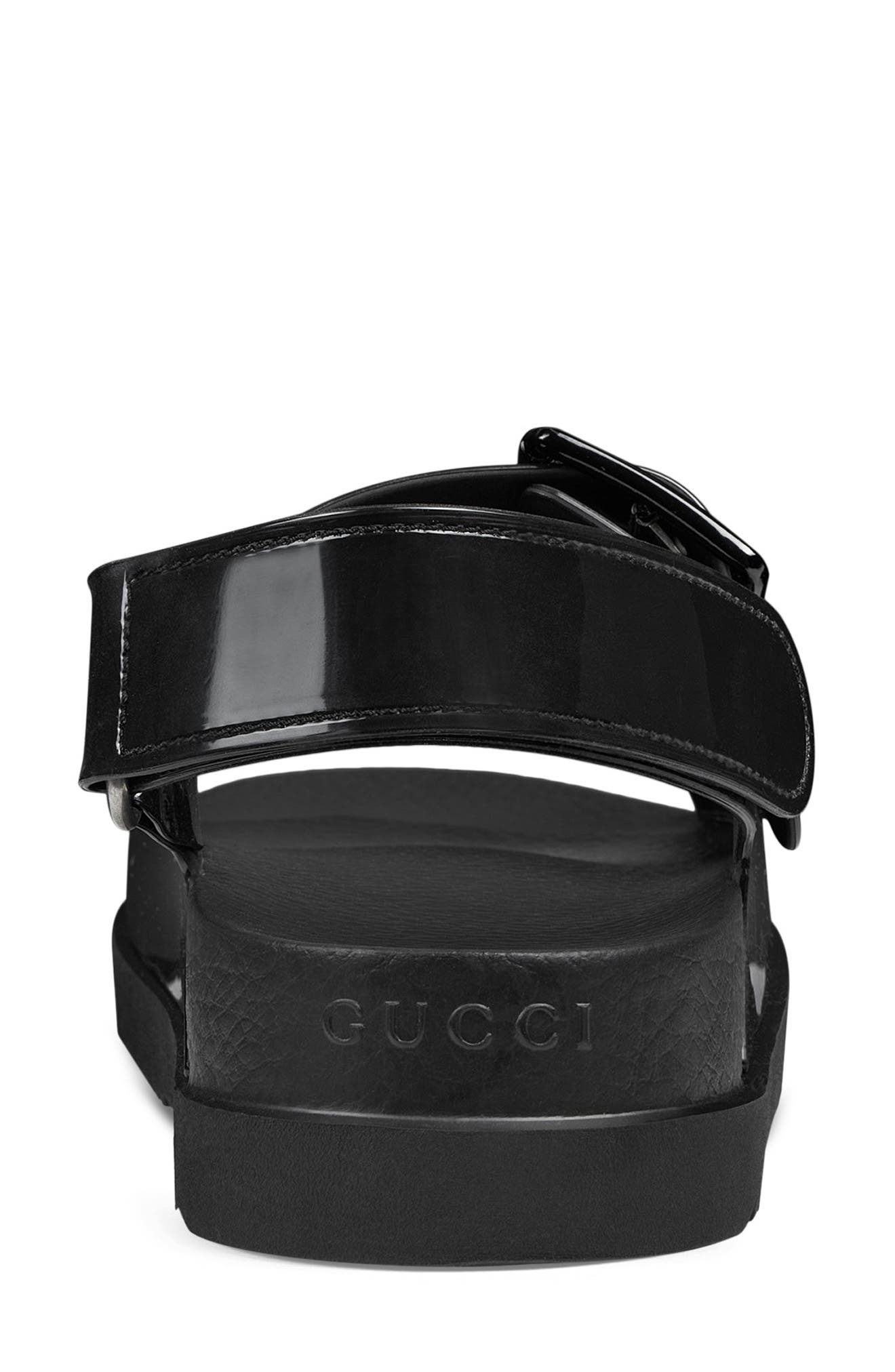 Gucci Isla Double Strap Sandal, Alternate, color, 