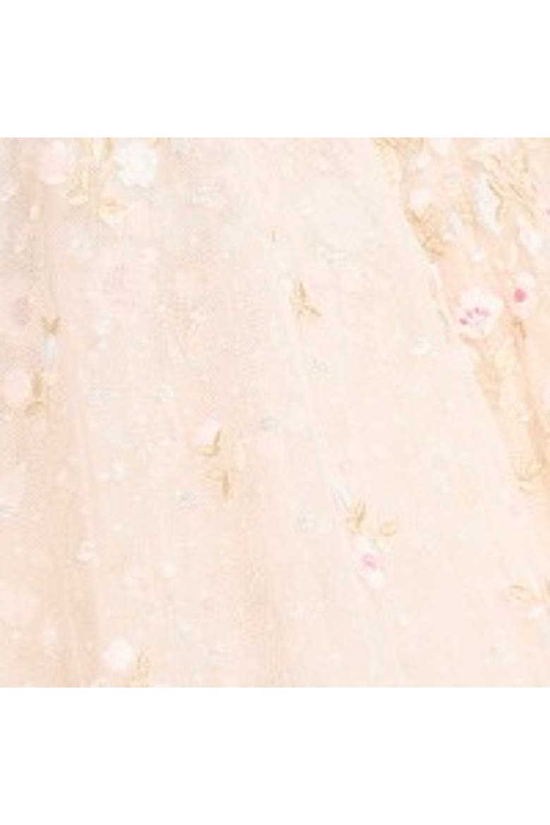 Ethereal Blooms Cape Kids Dress, Alternate, color, Cream/Multi