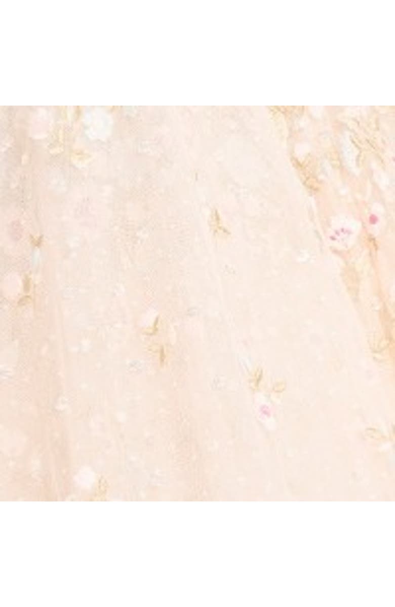 Needle & Thread Ethereal Blooms Cape Kids Dress, Alternate, color, Cream/Multi