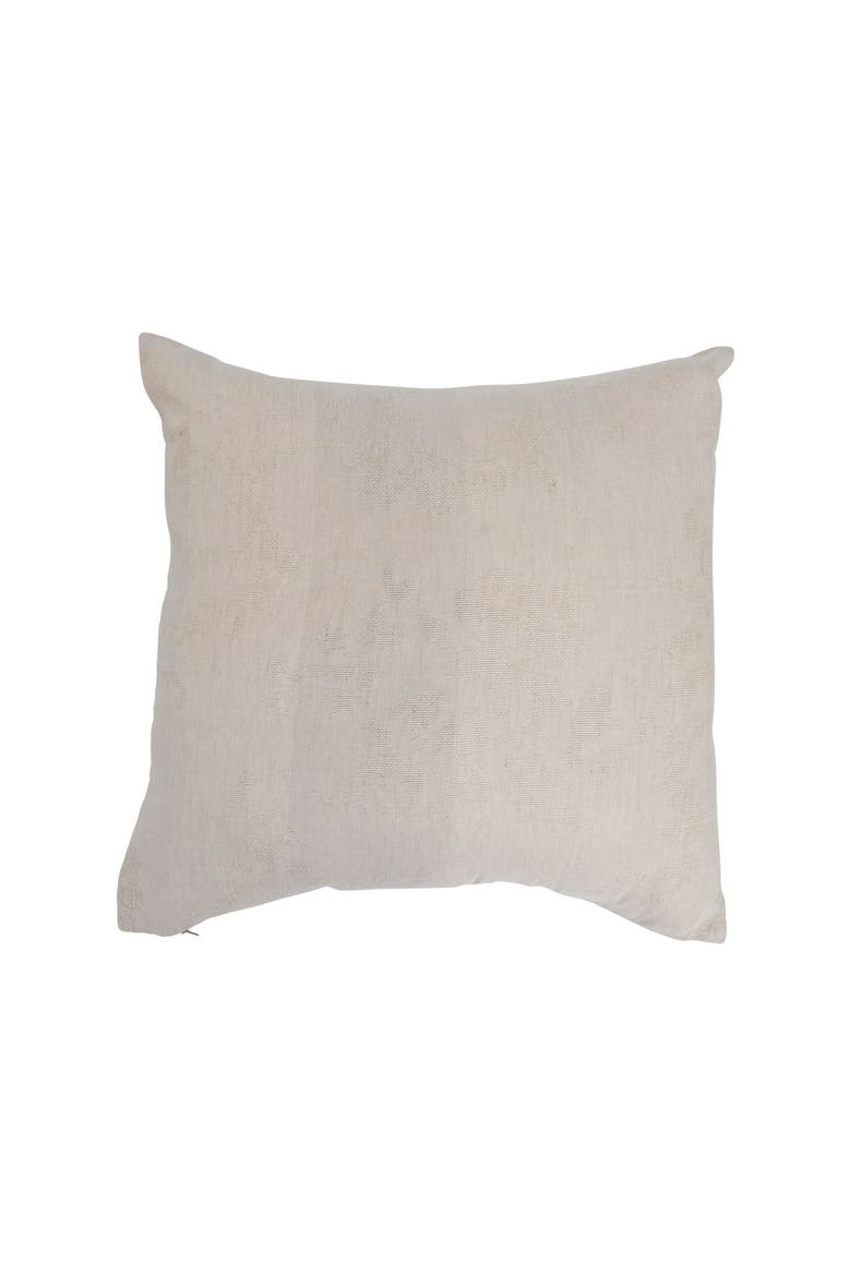 Woven Jacquard Pillow, Main, color, Cream