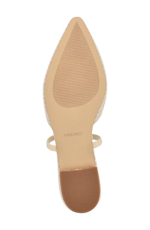 Shop Nine West Gorga Mule In Ivory