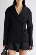 Balenciaga Stola Double Breasted Wool Jacket