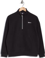 DKNY Quarter Zip Pullover Sweater