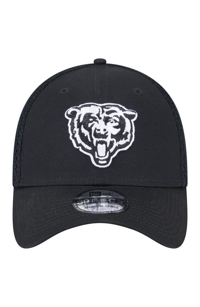 New Era Men's New Era Black Chicago Bears Main Neo 39THIRTY Flex Hat, Alternate, color,