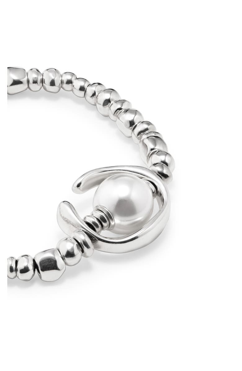 UNODE50 Luna Pearl Bracelet, Alternate, color, Silver