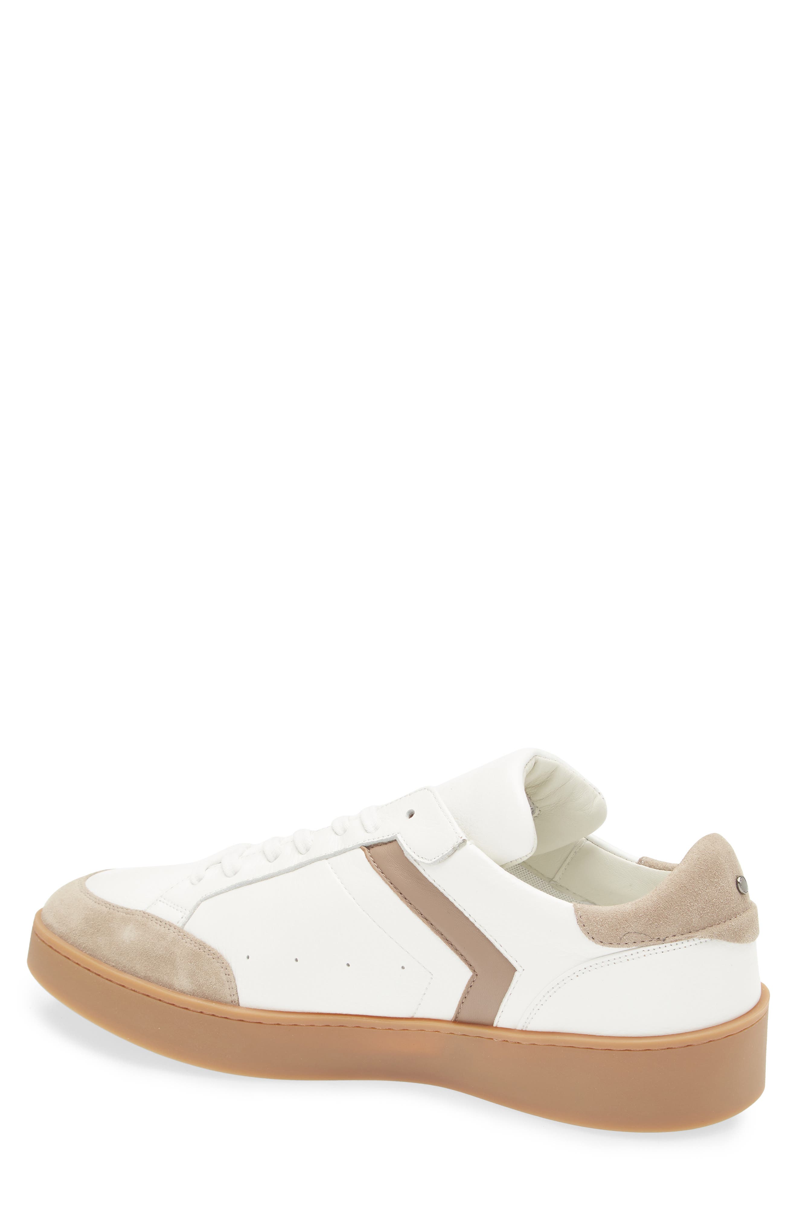Canali Easy On Low Top Sneaker, Alternate, color, White