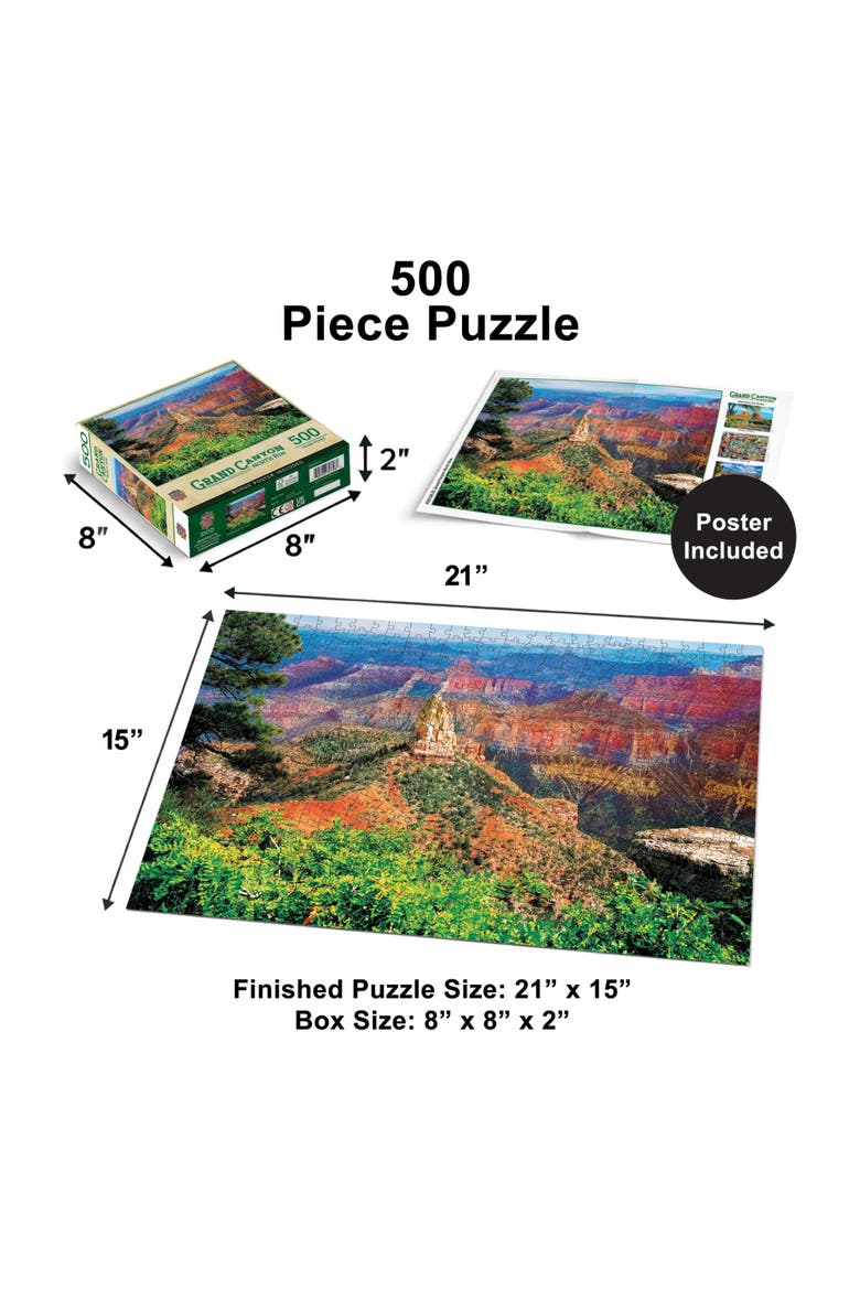 Grand Canyon North Rim 550pc Puzzle, Alternate, color, Multicolor