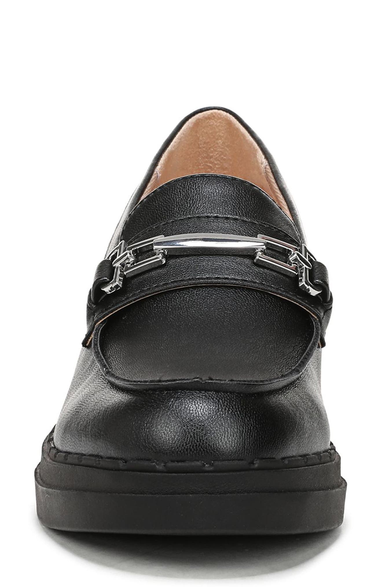 LifeStride Dolce Platform Wedge Bit Loafer, Alternate, color, Black