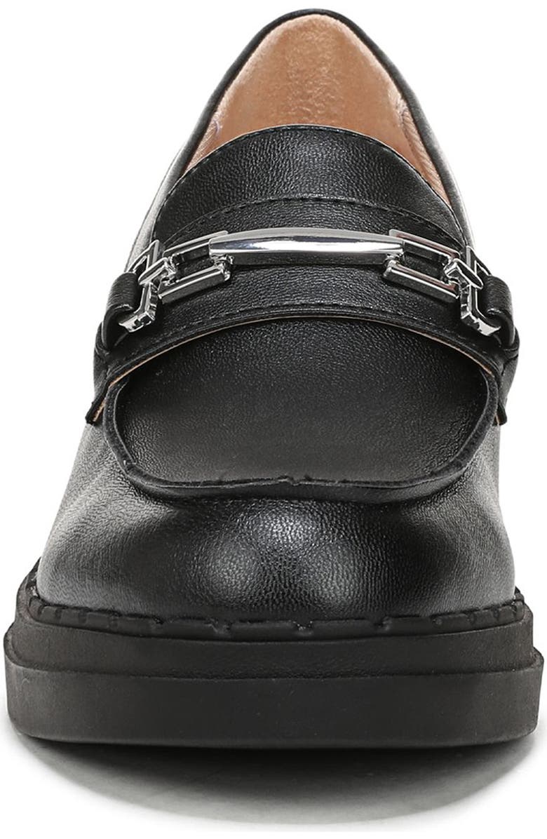LifeStride Dolce Platform Wedge Bit Loafer, Alternate, color, Black