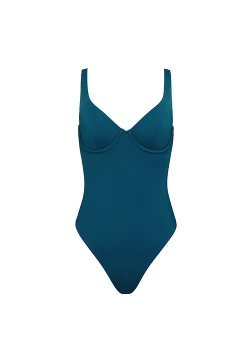 Cuup The Scoop One Piece Swim In Brown