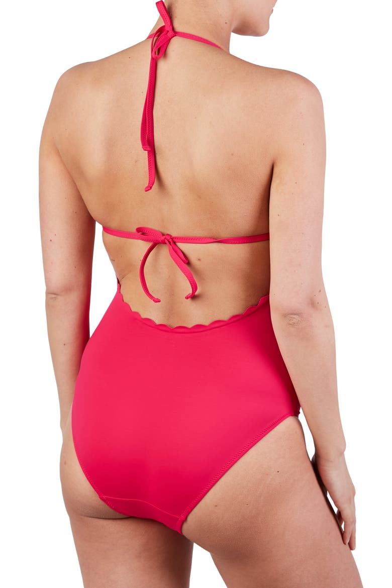 Kyoto One-Piece Maternity Swimsuit, Alternate, color, FUCHSIA