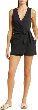 Tommy Bahama Island Cays Cover-Up Wrap Romper