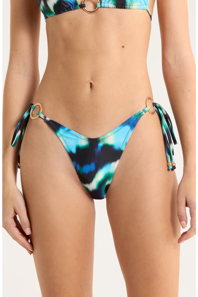 Ring Side Tie Bikini Bottoms, Main, color, OCEAN MISCHIEF