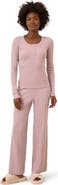 Pact Dream Rib Wide Leg Lounge Pant Made with Organic Cotton