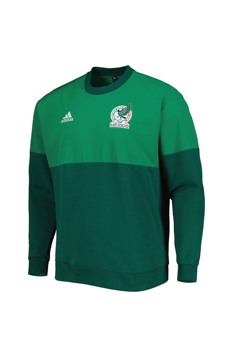 adidas Men's adidas Green Mexico National Team DNA Pullover Sweatshirt, Alternate, color, 
