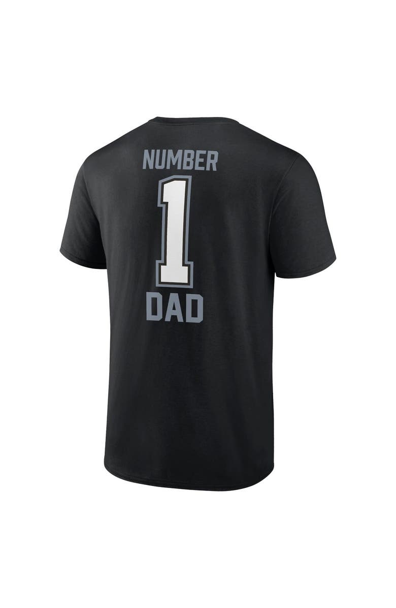 FANATICS Men's Fanatics Branded Black Las Vegas Raiders Father's Day T-Shirt, Alternate, color, Black